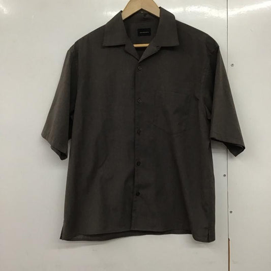 ユナイテッドアローズグリーンレーベルリラクシング UNITED ARROWS green label relaxing シャツ、ブラウス 半袖 S 無地 茶 / ブラウン /  メンズ USED 古着 中古 10141194