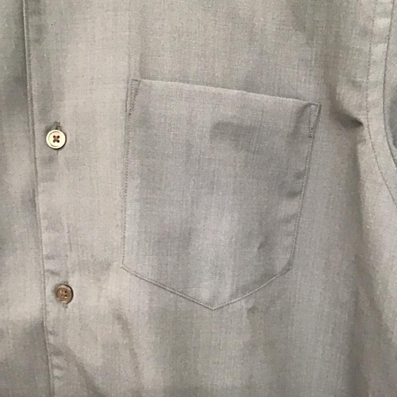 ユナイテッドアローズグリーンレーベルリラクシング UNITED ARROWS green label relaxing シャツ、ブラウス 半袖 S 無地 茶 / ブラウン /  メンズ USED 古着 中古 10141194