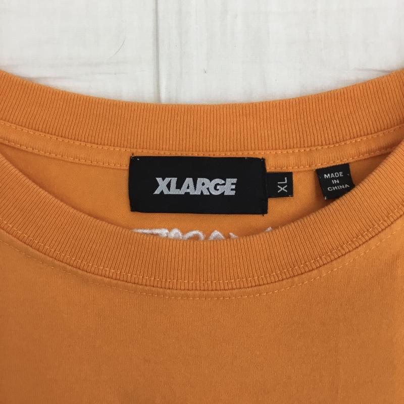 エクストララージ XLARGE Tシャツ 半袖 101222011051 XL ロゴ、文字 橙 / オレンジ /  メンズ USED 古着 中古 10141206