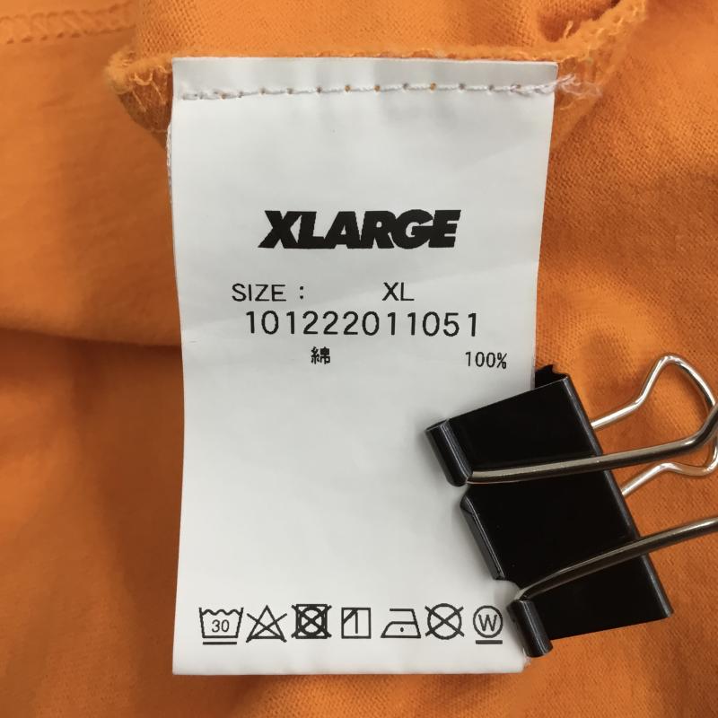 エクストララージ XLARGE Tシャツ 半袖 101222011051 XL ロゴ、文字 橙 / オレンジ /  メンズ USED 古着 中古 10141206