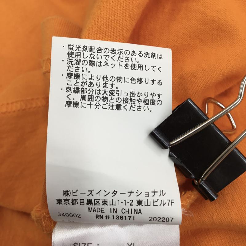 エクストララージ XLARGE Tシャツ 半袖 101222011051 XL ロゴ、文字 橙 / オレンジ /  メンズ USED 古着 中古 10141206