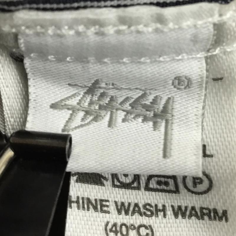 ステューシー STUSSY シャツ、ブラウス 半袖 boxy ss shirt 8 ball stripe M ストライプ 白 / ホワイト / X 紺 / ネイビー /  メンズ USED 古着 中古 10141210