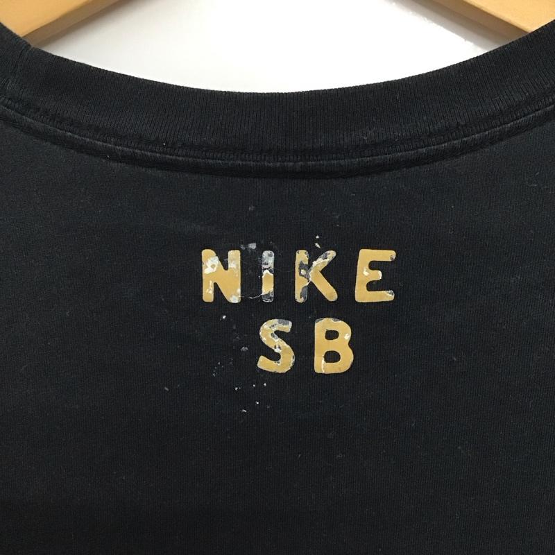 ナイキ NIKE Tシャツ 半袖 dj1219-010 半袖カットソー プリントTシャツ クルーネック XL プリント 黒 / ブラック /  メンズ USED 古着 中古 10141237