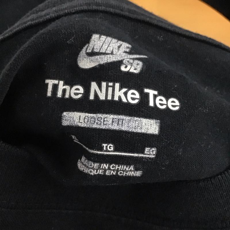 ナイキ NIKE Tシャツ 半袖 dj1219-010 半袖カットソー プリントTシャツ クルーネック XL プリント 黒 / ブラック /  メンズ USED 古着 中古 10141237