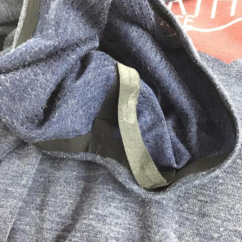 ザノースフェイス THE NORTH FACE Tシャツ 半袖 半袖カットソー プリントTシャツ クルーネックカットソー L ロゴ、文字 紺 / ネイビー /  メンズ USED 古着 中古 10141239