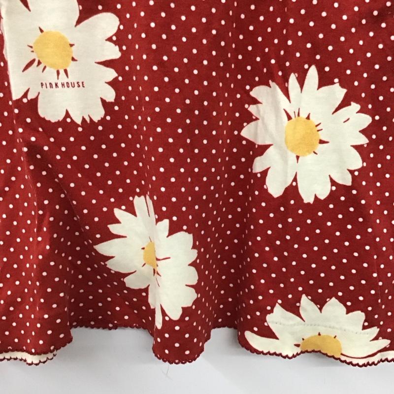 ピンクハウス PINK HOUSE カットソー 半袖 L 総柄 赤 / レッド /  レディース USED 古着 中古 10141249