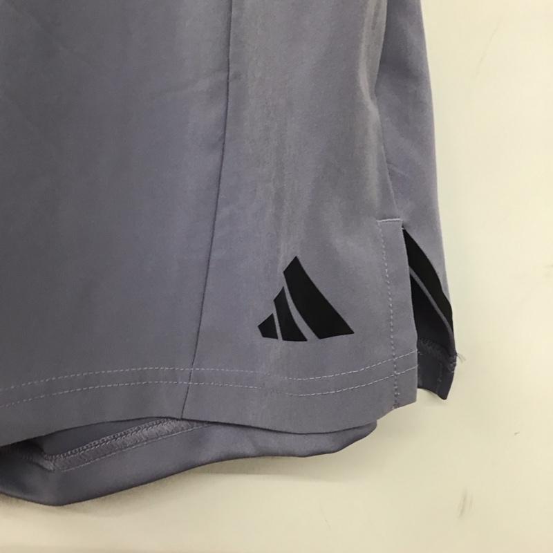 アディダス adidas パンツ ショートパンツ ショートパンツ ハーフパンツ カジュアルパンツ スポーツウェア ロゴ、文字 紫 / パープル /  メンズ USED 古着 中古 10141259