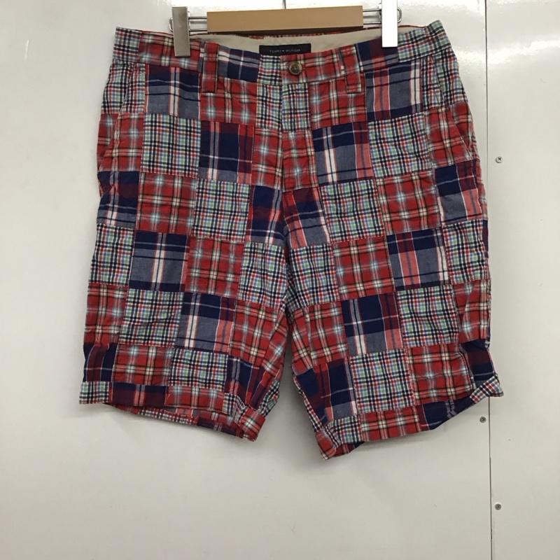 トミーヒルフィガー TOMMY HILFIGER パンツ ショートパンツ ショートパンツ ハーフパンツ カジュアルパンツ チェックパンツ 33インチ チェック マルチカラー / マルチカラー /  メンズ USED 古着 中古 10141260