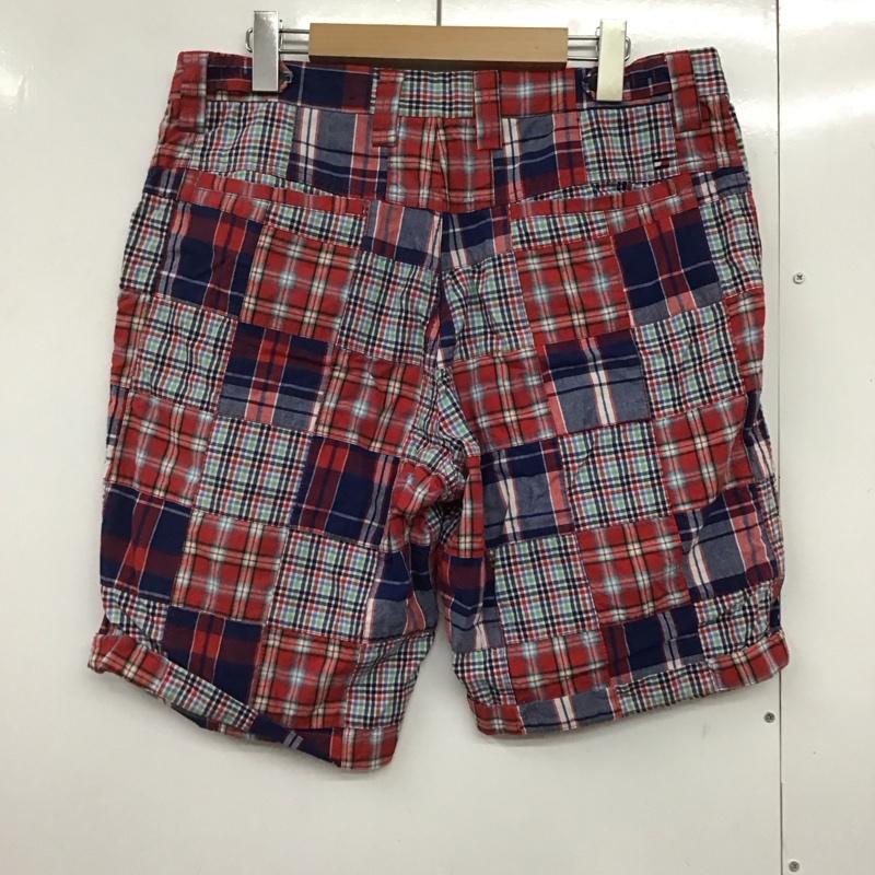 トミーヒルフィガー TOMMY HILFIGER パンツ ショートパンツ ショートパンツ ハーフパンツ カジュアルパンツ チェックパンツ 33インチ チェック マルチカラー / マルチカラー /  メンズ USED 古着 中古 10141260