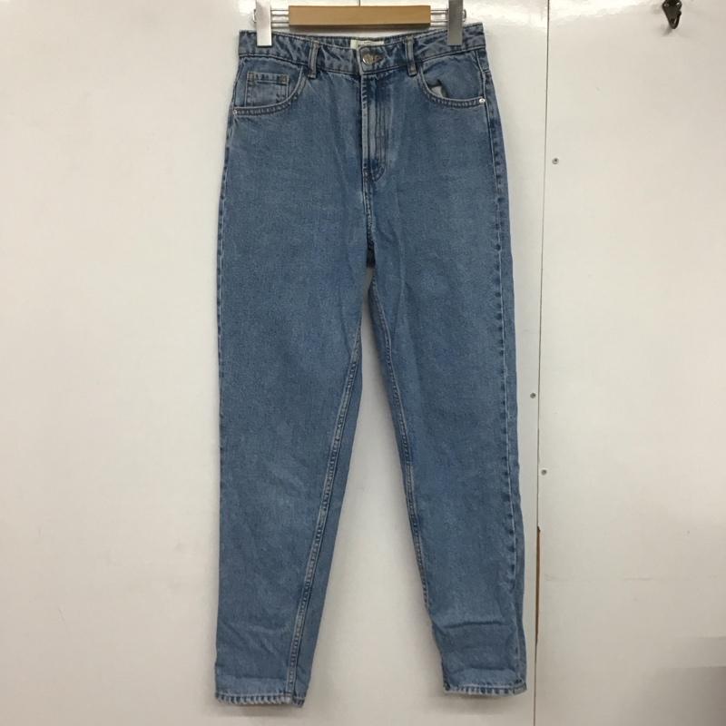 ザラ ZARA パンツ デニム、ジーンズ 34 無地 水色 / ライトブルー /  レディース USED 古着 中古 10141267