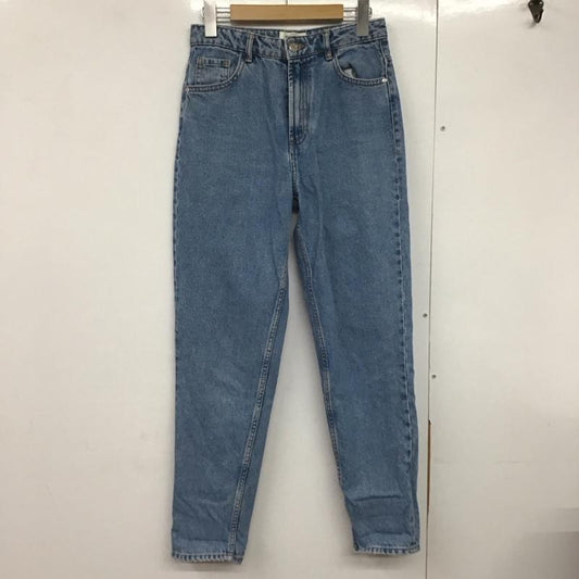 ザラ ZARA パンツ デニム、ジーンズ 34 無地 水色 / ライトブルー /  レディース USED 古着 中古 10141267