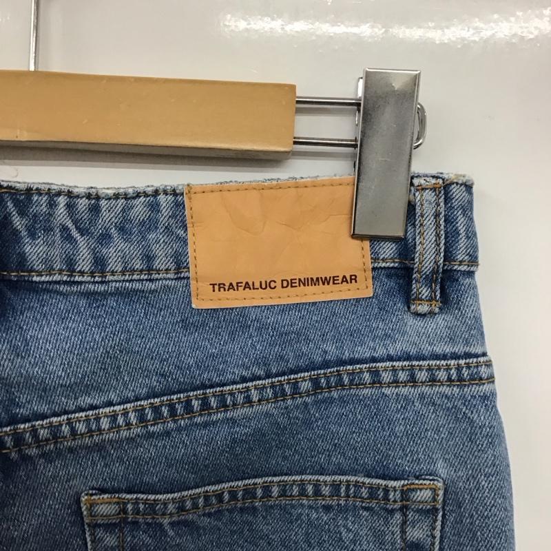 ザラ ZARA パンツ デニム、ジーンズ 34 無地 水色 / ライトブルー /  レディース USED 古着 中古 10141267
