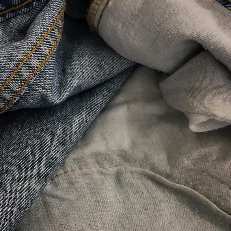 ザラ ZARA パンツ デニム、ジーンズ 34 無地 水色 / ライトブルー /  レディース USED 古着 中古 10141267