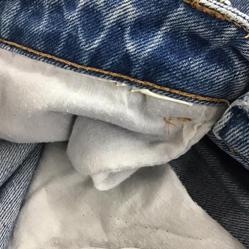 ザラ ZARA パンツ デニム、ジーンズ 34 無地 水色 / ライトブルー /  レディース USED 古着 中古 10141267