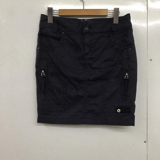 ディーゼル DIESEL スカート ミニスカート 28インチ 無地 紺 / ネイビー /  レディース USED 古着 中古 10141269