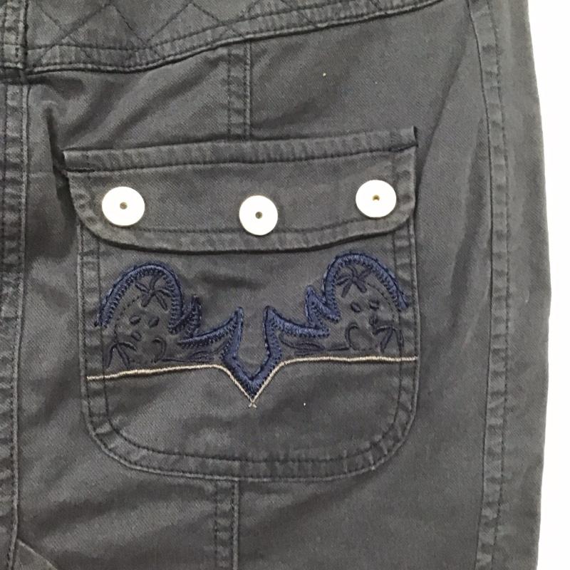 ディーゼル DIESEL スカート ミニスカート 28インチ 無地 紺 / ネイビー /  レディース USED 古着 中古 10141269