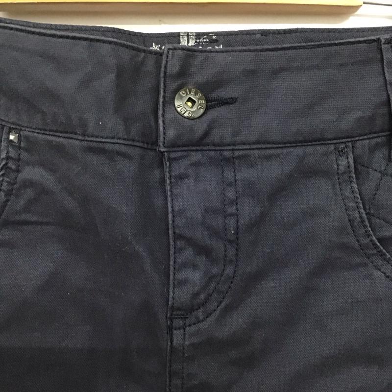 ディーゼル DIESEL スカート ミニスカート 28インチ 無地 紺 / ネイビー /  レディース USED 古着 中古 10141269