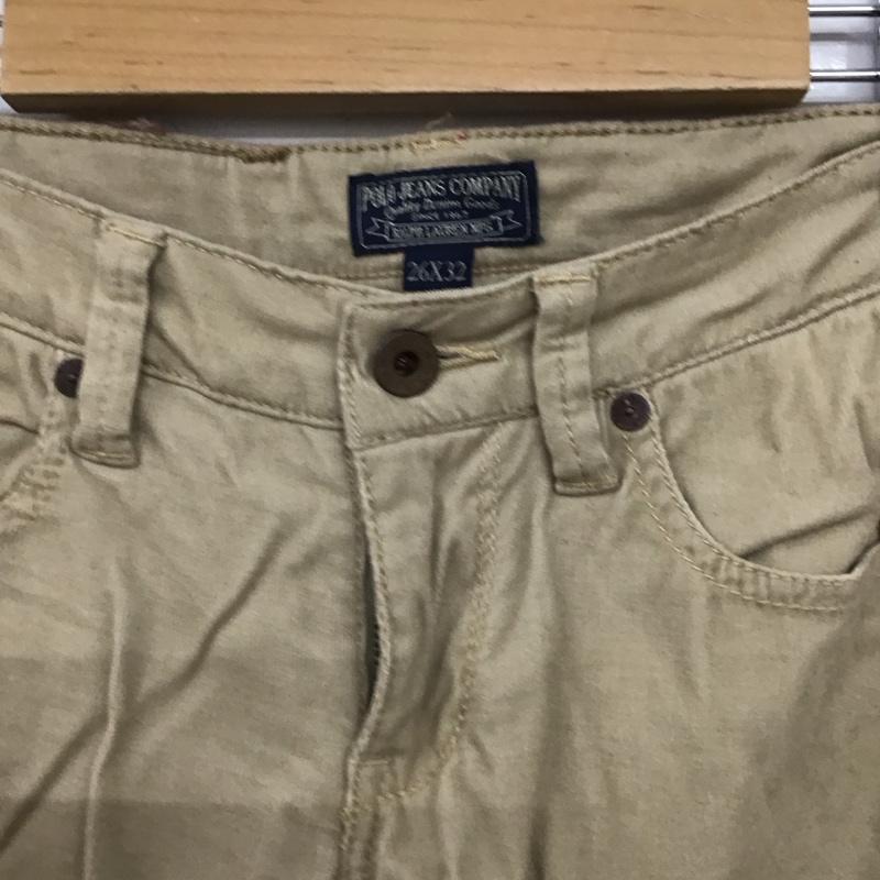 ポロジーンズカンパニー POLO JEANS COMPANY パンツ スラックス 26インチ 無地 ベージュ / ベージュ /  レディース USED 古着 中古 10141273