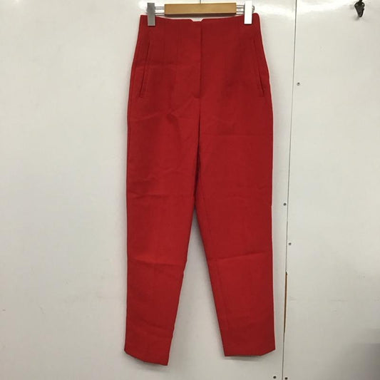 ザラ ZARA パンツ スラックス S 無地 赤 / レッド /  レディース USED 古着 中古 10141283
