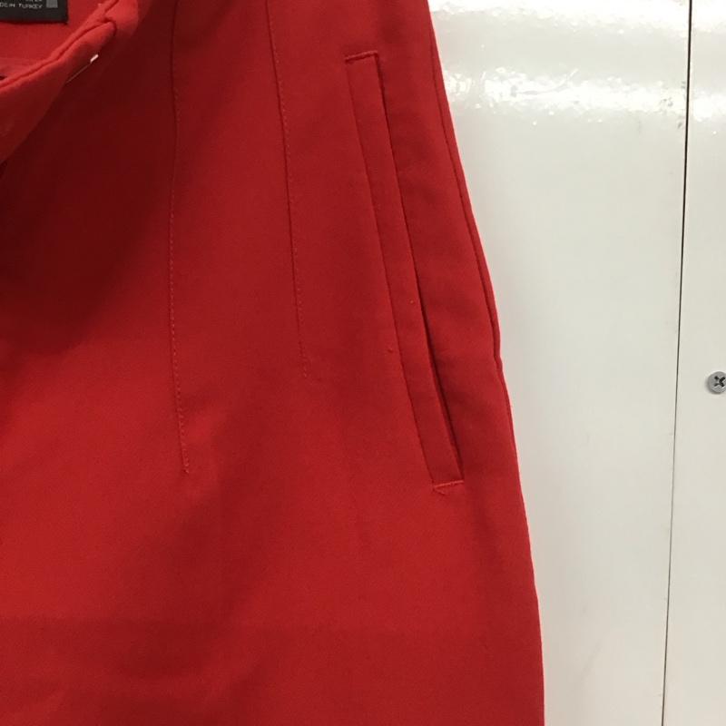 ザラ ZARA パンツ スラックス S 無地 赤 / レッド /  レディース USED 古着 中古 10141283