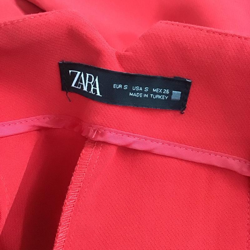 ザラ ZARA パンツ スラックス S 無地 赤 / レッド /  レディース USED 古着 中古 10141283