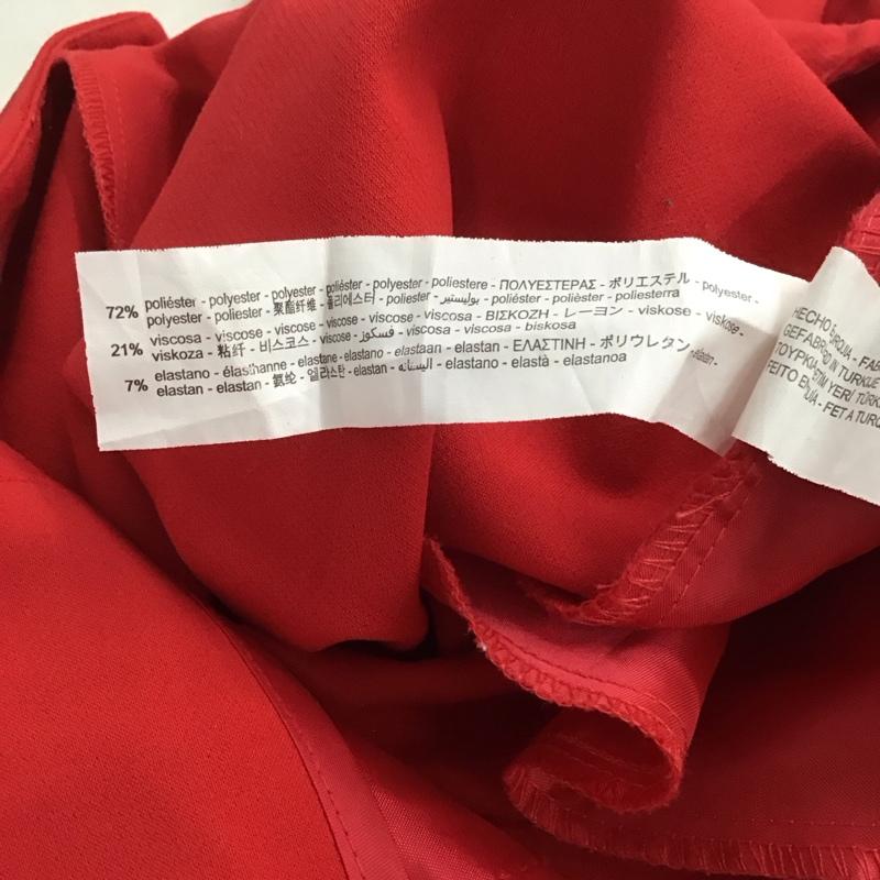 ザラ ZARA パンツ スラックス S 無地 赤 / レッド /  レディース USED 古着 中古 10141283
