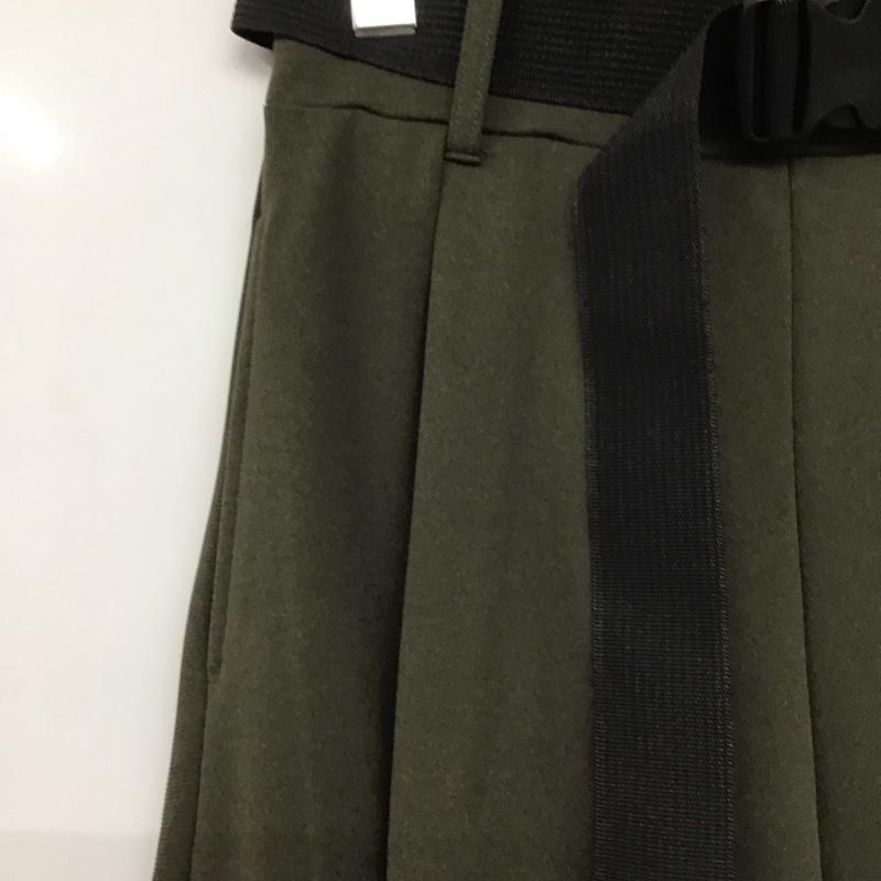 レイカズン Ray Cassin スカート ロングスカート novem FREE 無地 カーキ / カーキ /  レディース USED 古着 中古 10141285