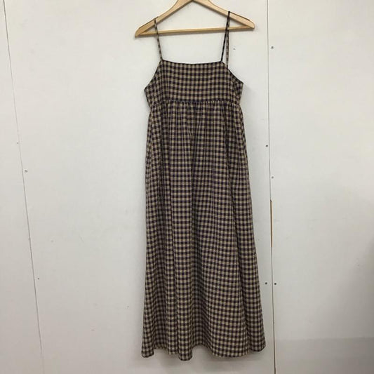 ローリーズファーム LOWRYS FARM ワンピース ロングスカート lf723010tk キャミワンピース ギンガムチェックロングワンピース フレアスカート FREE チェック マルチカラー / マルチカラー /  レディース USED 古着 中古 10141296