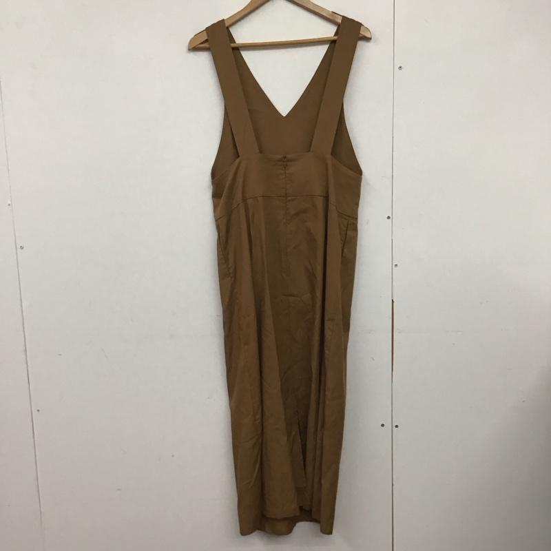 アーバンリサーチドアーズ URBAN RESEARCH DOORS ワンピース ロングスカート ロングワンピース ノースリーブワンピース フレアスカート ONE SIZE 無地 茶 / ブラウン /  レディース USED 古着 中古 10141300