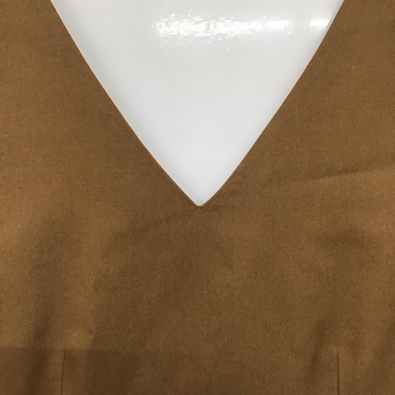 アーバンリサーチドアーズ URBAN RESEARCH DOORS ワンピース ロングスカート ロングワンピース ノースリーブワンピース フレアスカート ONE SIZE 無地 茶 / ブラウン /  レディース USED 古着 中古 10141300