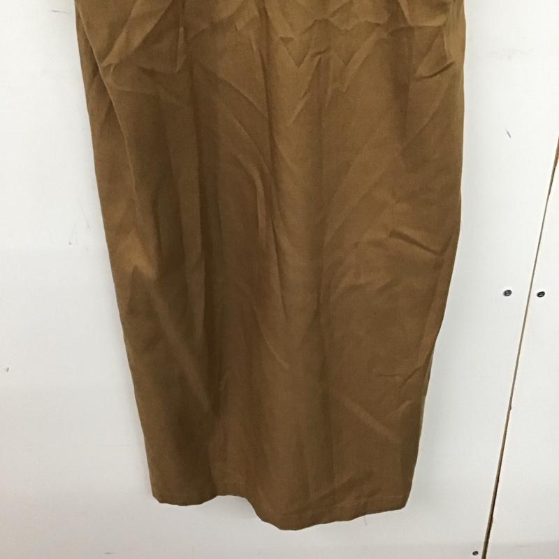 アーバンリサーチドアーズ URBAN RESEARCH DOORS ワンピース ロングスカート ロングワンピース ノースリーブワンピース フレアスカート ONE SIZE 無地 茶 / ブラウン /  レディース USED 古着 中古 10141300