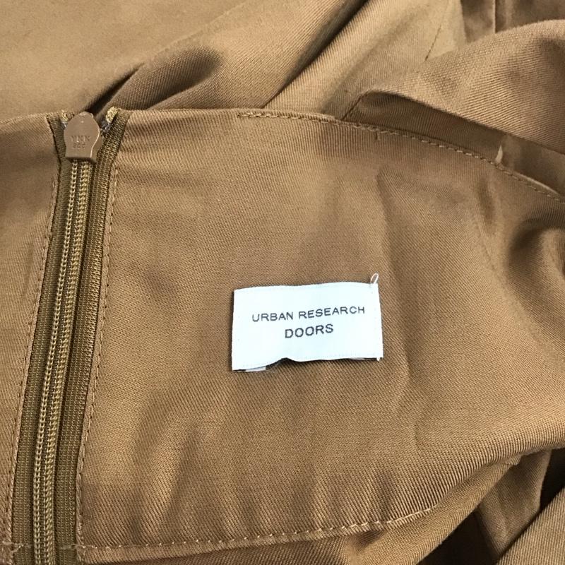 アーバンリサーチドアーズ URBAN RESEARCH DOORS ワンピース ロングスカート ロングワンピース ノースリーブワンピース フレアスカート ONE SIZE 無地 茶 / ブラウン /  レディース USED 古着 中古 10141300