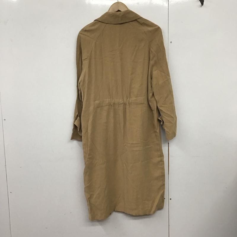 ザラ ZARA ジャケット、上着 ジャケット、ブレザー ロングコートジャケット アウター カラージャケット XS 無地 ベージュ / ベージュ /  レディース USED 古着 中古 10141304