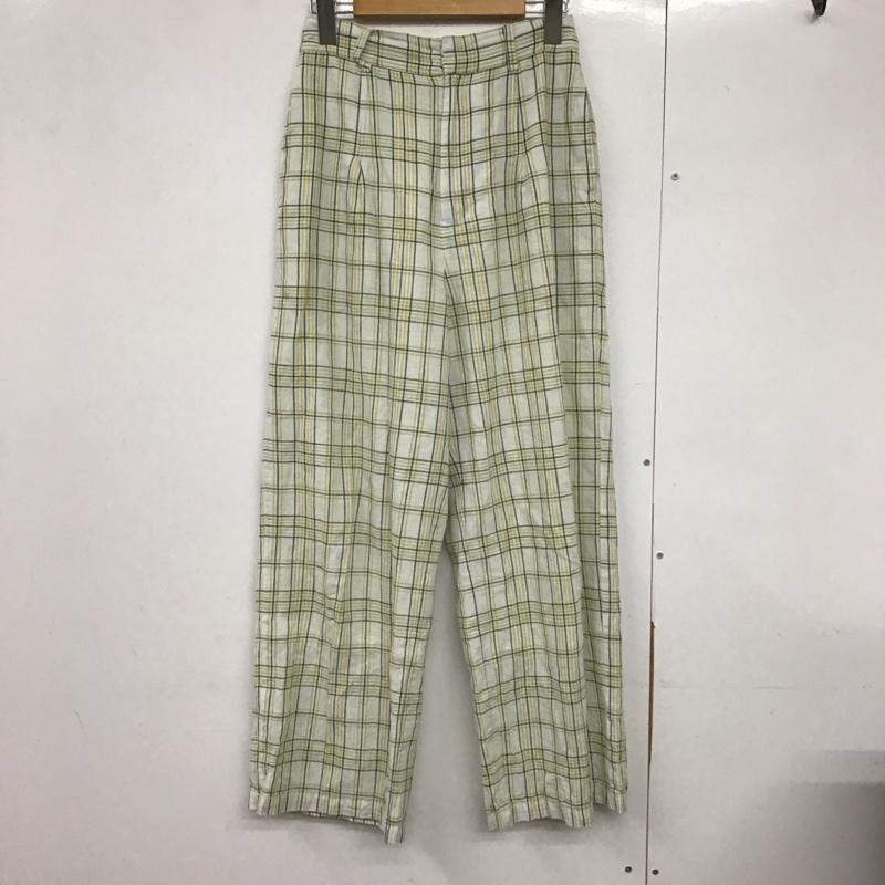フリークスストア FREAK S STORE パンツ スラックス M チェック マルチカラー / マルチカラー /  レディース USED 古着 中古 10141313
