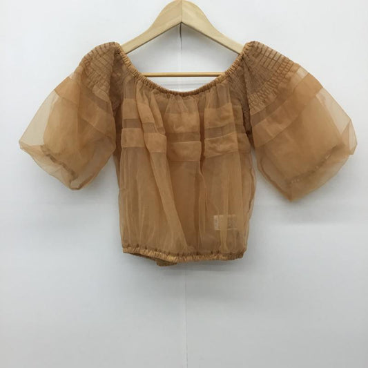 カスタネ Kastane カットソー 半袖 KAZ1041504A0001 S 無地 茶 / ブラウン /  レディース USED 古着 中古 10141332