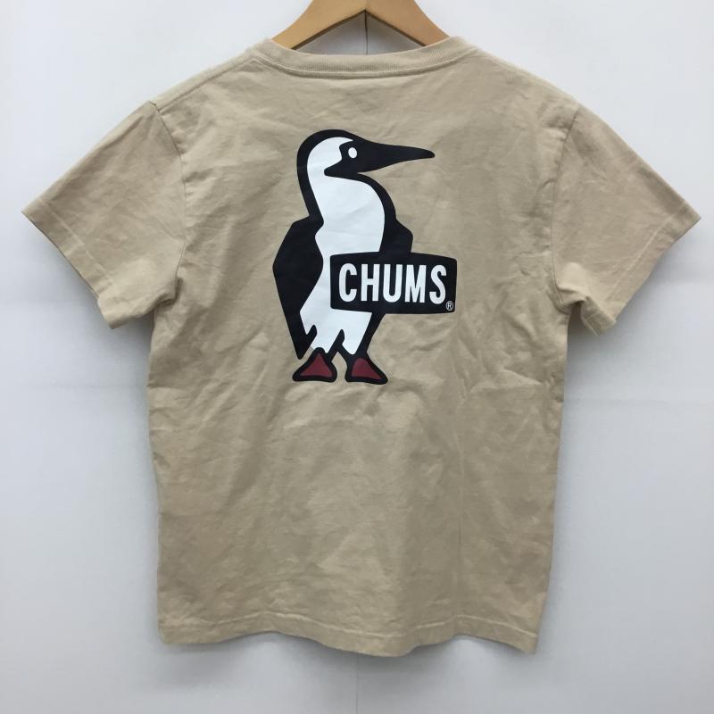 チャムス CHUMS Tシャツ 半袖 CH11-1012 M プリント ベージュ / ベージュ /  レディース USED 古着 中古 10141335