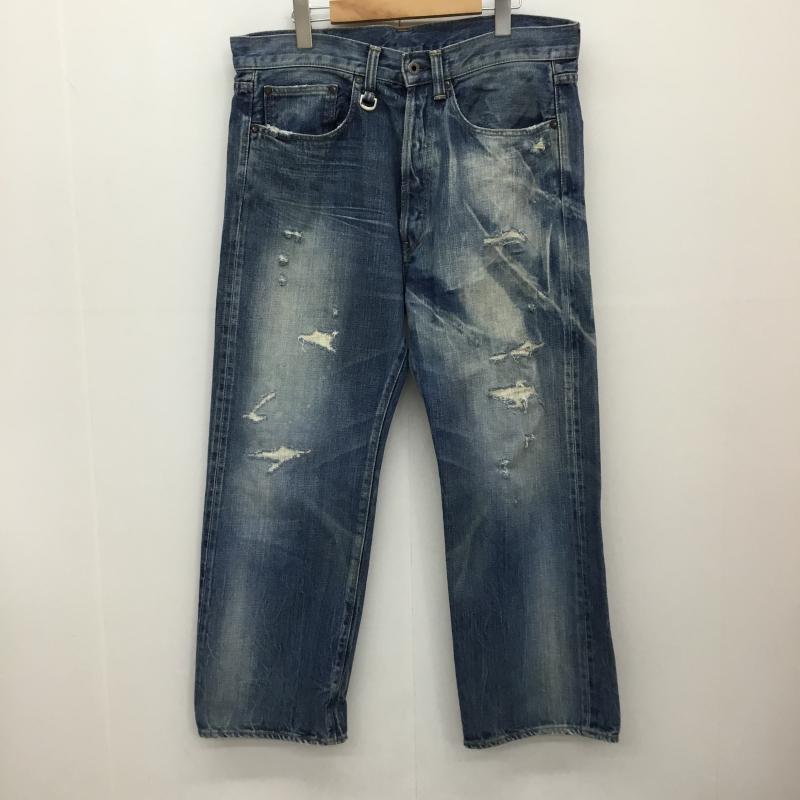 ユーズドクロージング used clothes パンツ デニム、ジーンズ arkwax ダメージ加工 青 / ブルー /  メンズ USED 古着 中古 10141348