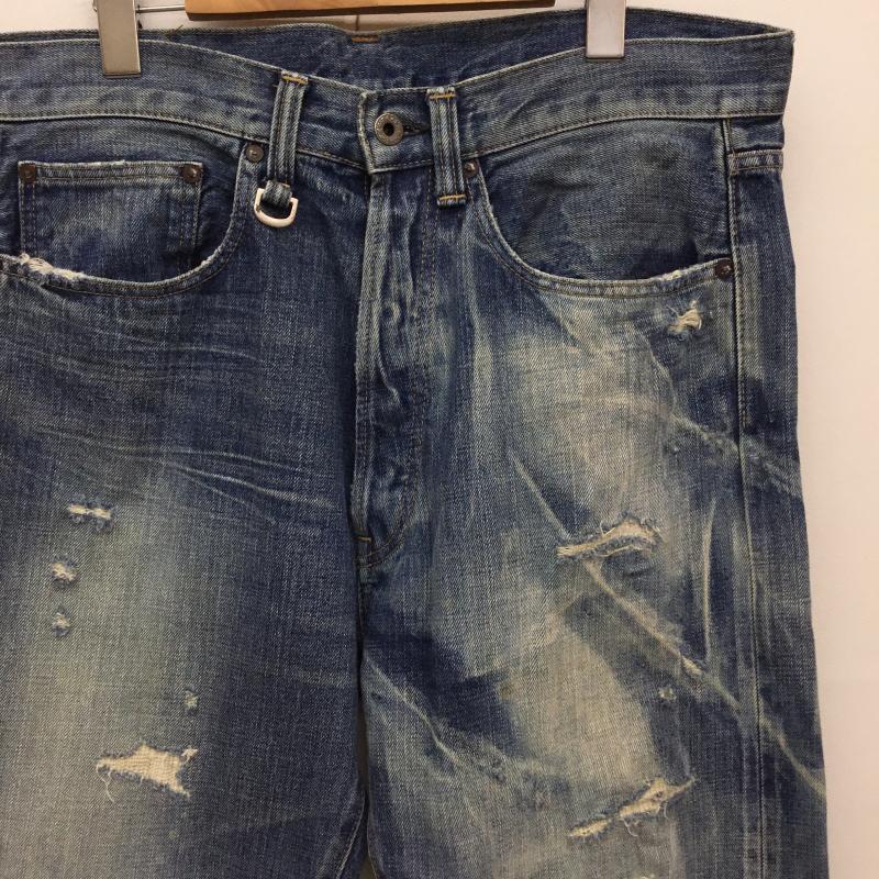 ユーズドクロージング used clothes パンツ デニム、ジーンズ arkwax ダメージ加工 青 / ブルー /  メンズ USED 古着 中古 10141348