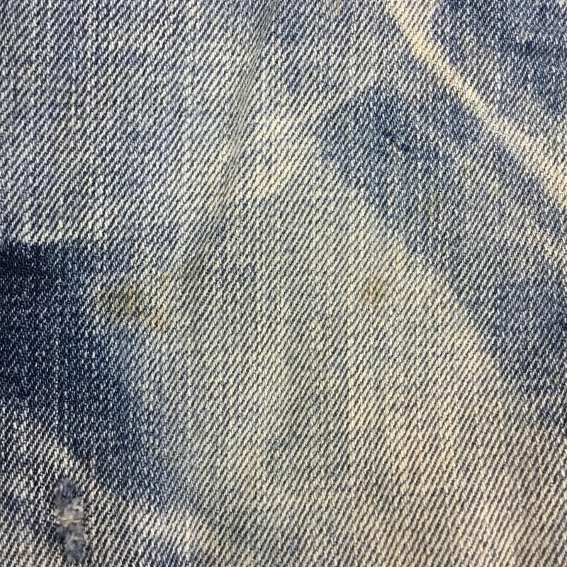 ユーズドクロージング used clothes パンツ デニム、ジーンズ arkwax ダメージ加工 青 / ブルー /  メンズ USED 古着 中古 10141348