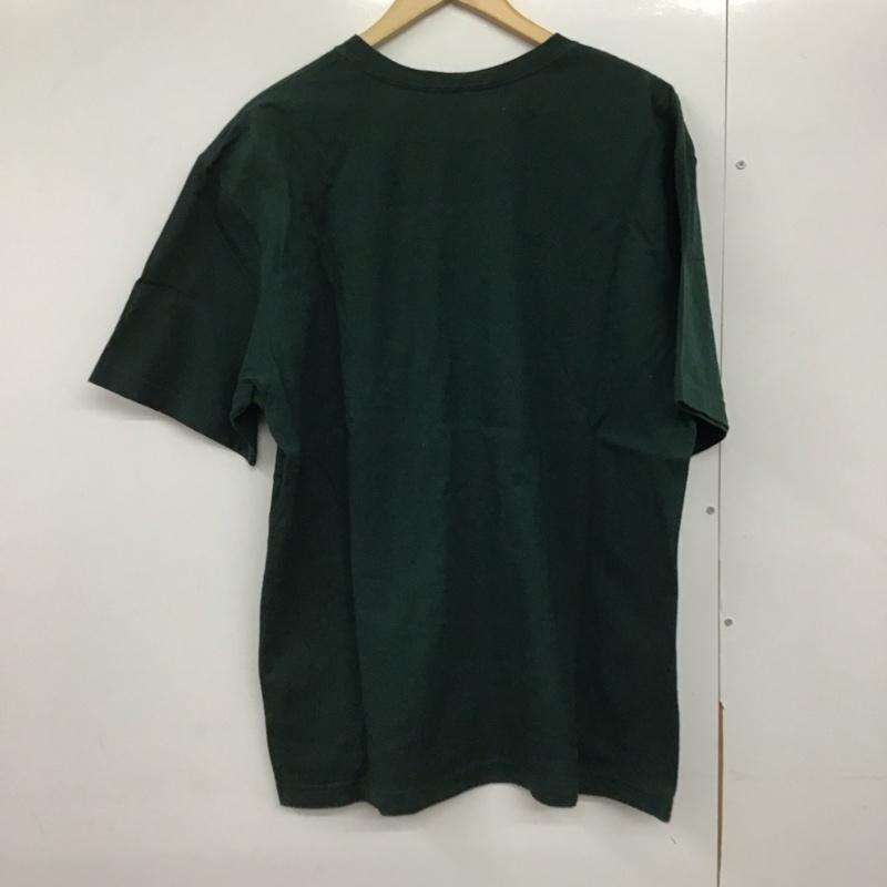 カーハート Carhartt Tシャツ 半袖 半袖カットソー プリントTシャツ クルーネックカットソー M ロゴ、文字 緑 / グリーン /  メンズ USED 古着 中古 10141360