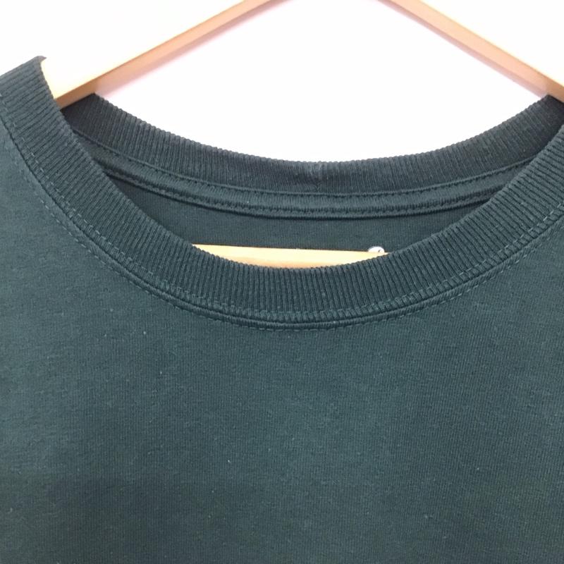 カーハート Carhartt Tシャツ 半袖 半袖カットソー プリントTシャツ クルーネックカットソー M ロゴ、文字 緑 / グリーン /  メンズ USED 古着 中古 10141360