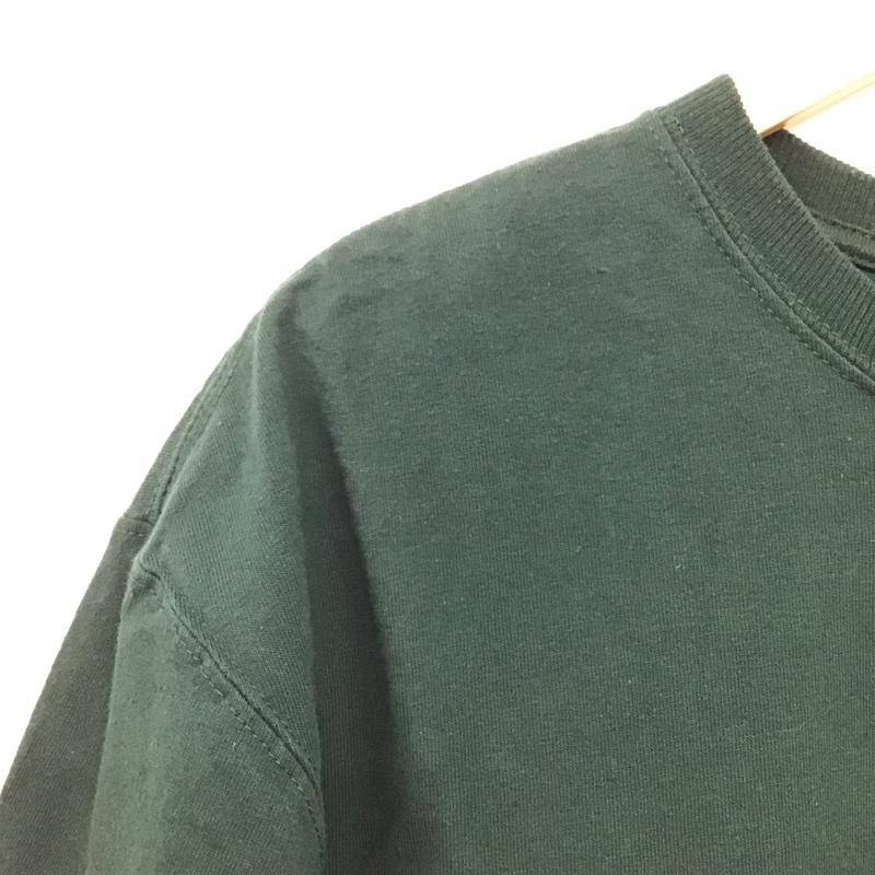 カーハート Carhartt Tシャツ 半袖 半袖カットソー プリントTシャツ クルーネックカットソー M ロゴ、文字 緑 / グリーン /  メンズ USED 古着 中古 10141360