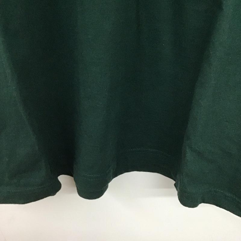 カーハート Carhartt Tシャツ 半袖 半袖カットソー プリントTシャツ クルーネックカットソー M ロゴ、文字 緑 / グリーン /  メンズ USED 古着 中古 10141360