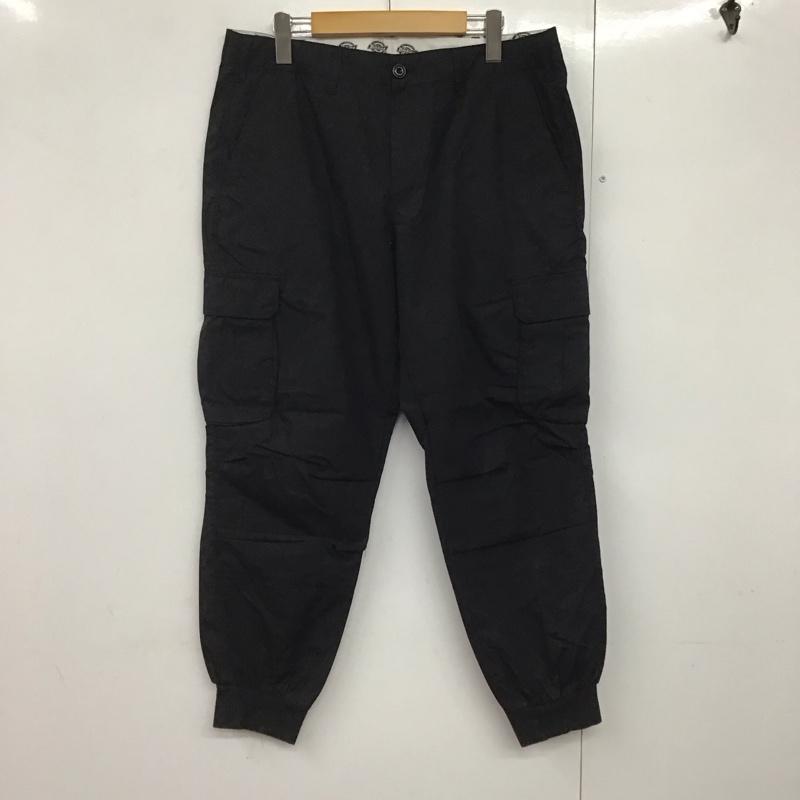ディッキーズ Dickies パンツ ワークパンツ、ペインターパンツ ワイド 32インチ 無地 黒 / ブラック /  メンズ USED 古着 中古 10141362