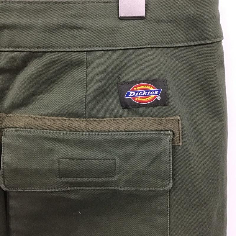 ディッキーズ Dickies パンツ ワークパンツ、ペインターパンツ ワークパンツ ワイドパンツ カジュアルパンツ カーゴパンツ 32インチ 無地 カーキ / カーキ /  メンズ USED 古着 中古 10141363