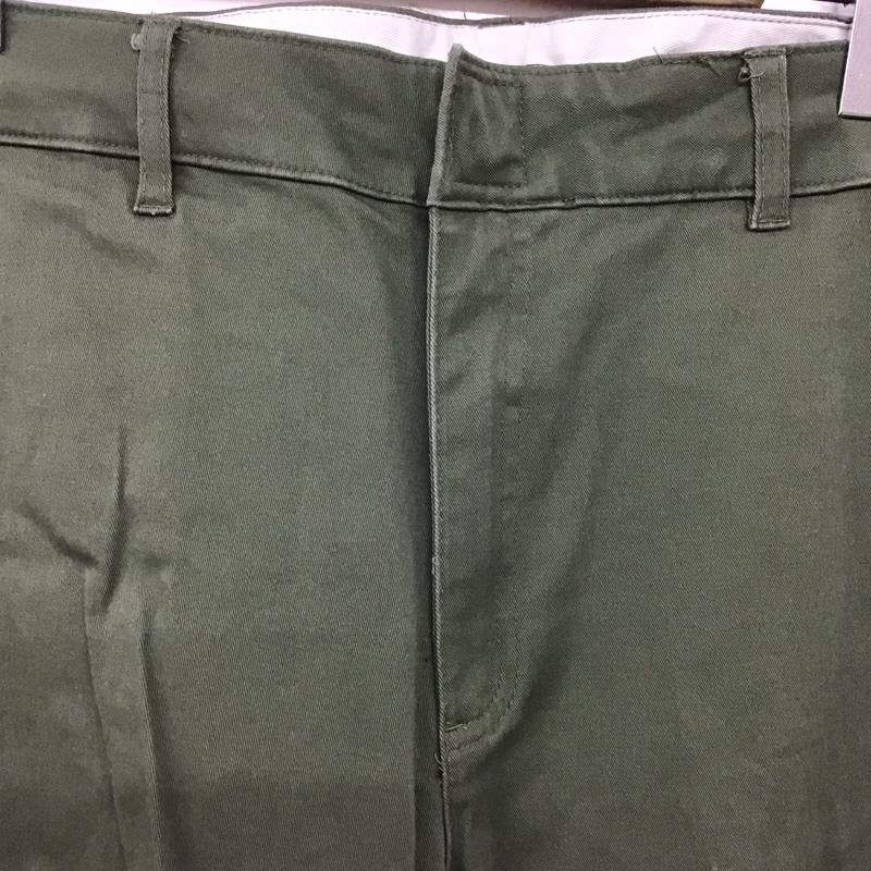 ディッキーズ Dickies パンツ ワークパンツ、ペインターパンツ ワークパンツ ワイドパンツ カジュアルパンツ カーゴパンツ 32インチ 無地 カーキ / カーキ /  メンズ USED 古着 中古 10141363