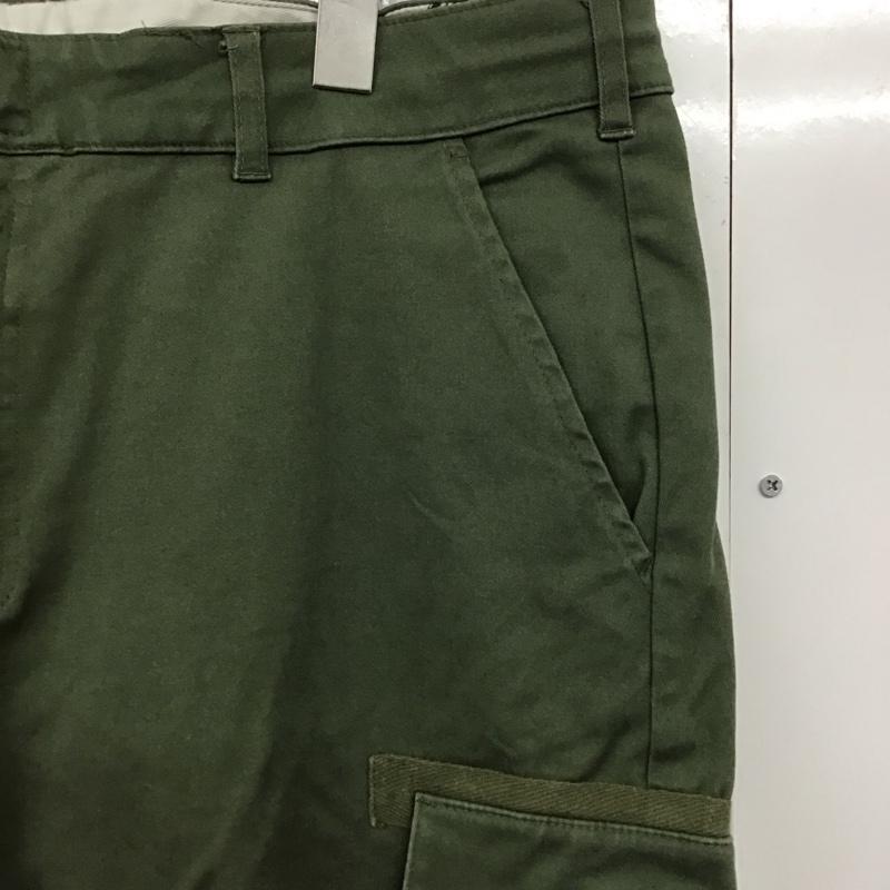 ディッキーズ Dickies パンツ ワークパンツ、ペインターパンツ ワークパンツ ワイドパンツ カジュアルパンツ カーゴパンツ 32インチ 無地 カーキ / カーキ /  メンズ USED 古着 中古 10141363