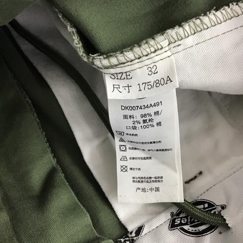 ディッキーズ Dickies パンツ ワークパンツ、ペインターパンツ ワークパンツ ワイドパンツ カジュアルパンツ カーゴパンツ 32インチ 無地 カーキ / カーキ /  メンズ USED 古着 中古 10141363