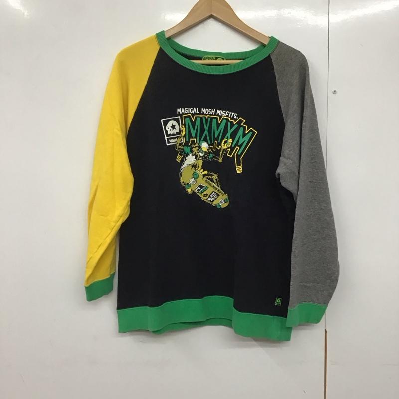 マジカルモッシュミスフィッツ MAGICAL MOSH MISFITS トレーナー 長袖 長袖トレーナー スウェット クルーネック プルオーバー プリント マルチカラー / マルチカラー /  メンズ USED 古着 中古 10141368