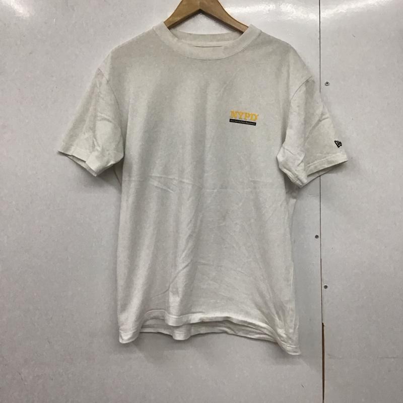ニューエラ NEW ERA Tシャツ 半袖 半袖カットソー プリントTシャツ クルーネックカットソー XL プリント 白 / ホワイト /  メンズ USED 古着 中古 10141369